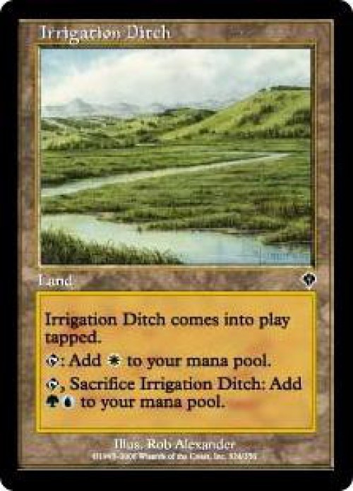 MtG Invasion Common Irrigation Ditch #324、ToyWiz、kayou