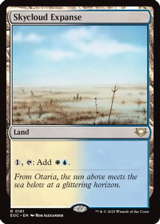 Skycloud Expanse (EOC-181) - Commander: Edge of Eternities、Wizards of the Coast、kayou