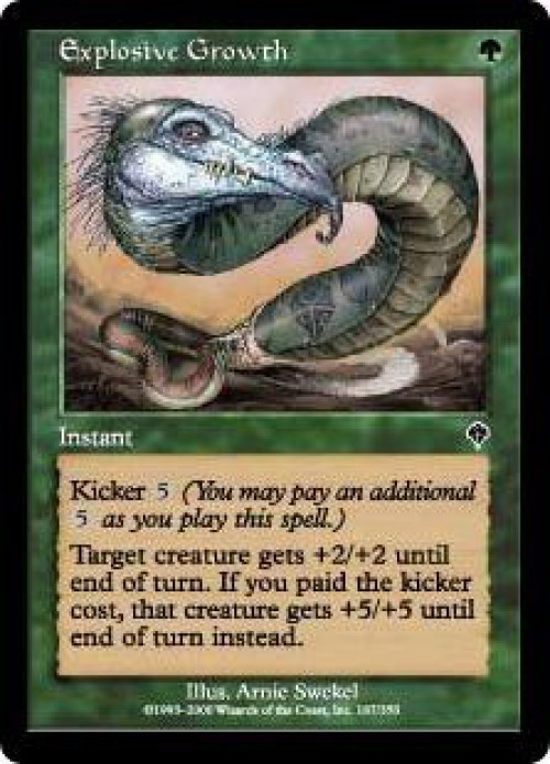 MtG Invasion Common Explosive Growth #187、ToyWiz、kayou