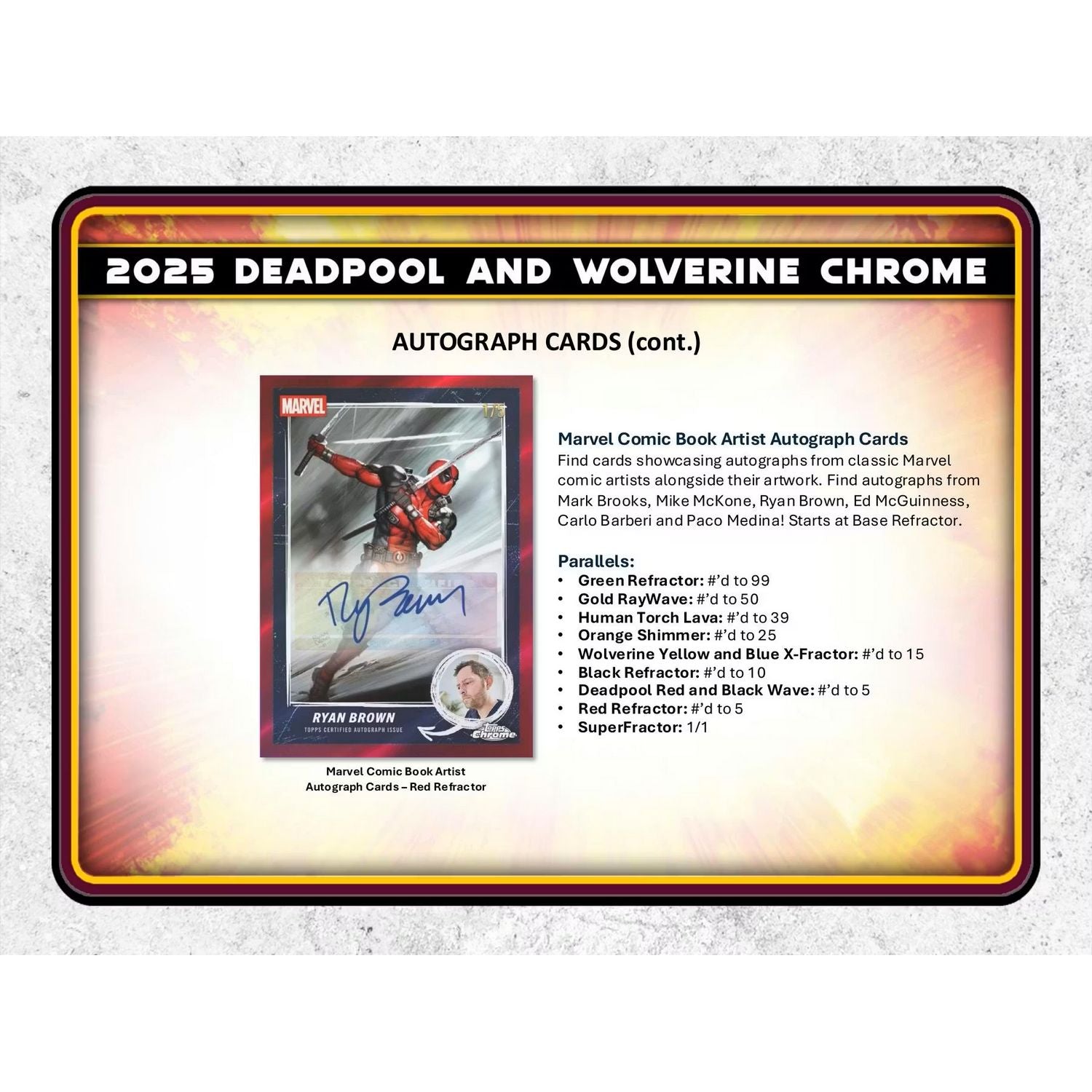 2025 Topps Marvel Chrome Deadpool Blaster Box、NonSports Misc、kayou