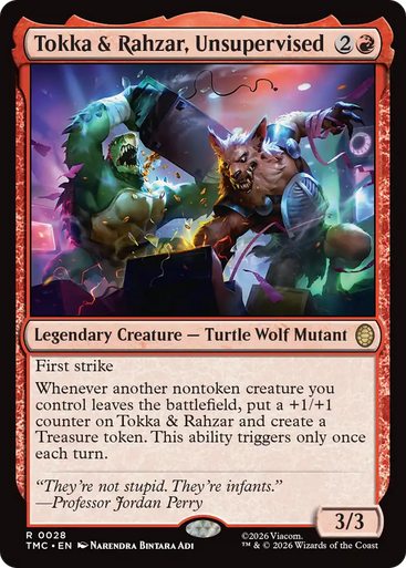 Tokka & Rahzar, Unsupervised (Surge Foil) | Teenage Mutant Ninja Turtles Eternal、Magic: The Gathering、kayou