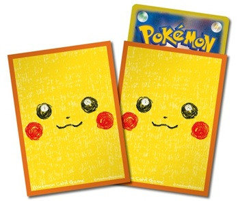 Pokemon Center Japan - Pikachu Face Red Border Sleeves (64)、Pokemon、kayou