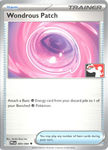 ME Phantasmal Flames 094/094 Wondrous Patch (Prize Pack League Promo Non- Holo)、Pokemon、kayou