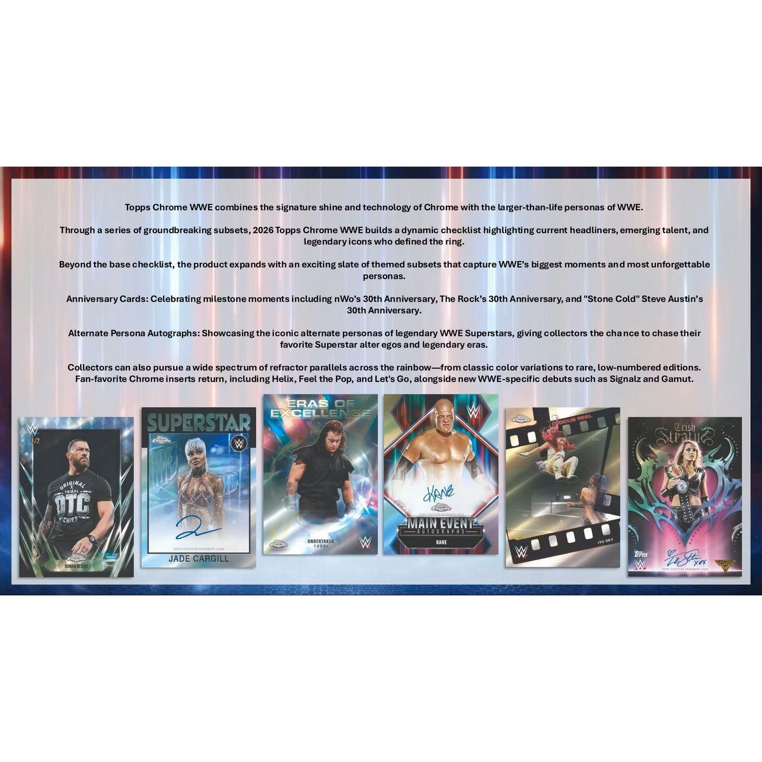 2026 Topps Chrome WWE Blaster Box、Topps、kayou