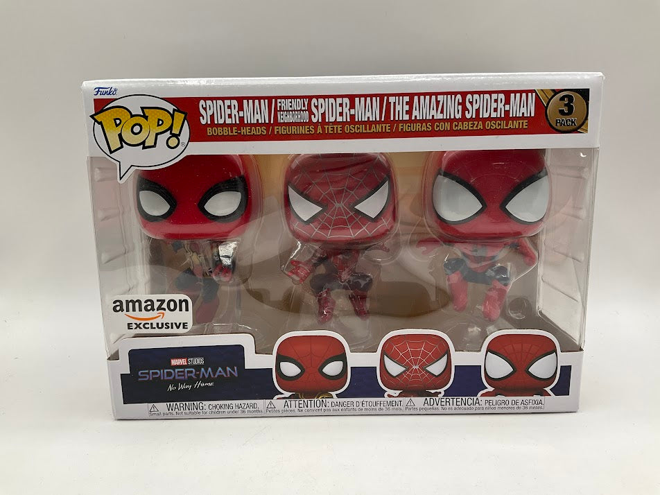 Spider-Man / Friendly Neighborhood / Amazing Funko Pop! 3 Pack Amazon、Funko、kayou