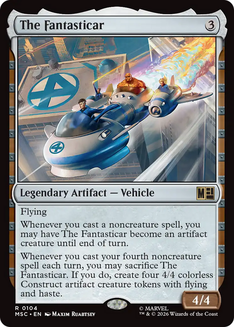 The Fantasticar (Surge Foil) | Marvel Super Heroes Commander、Magic: The Gathering、kayou