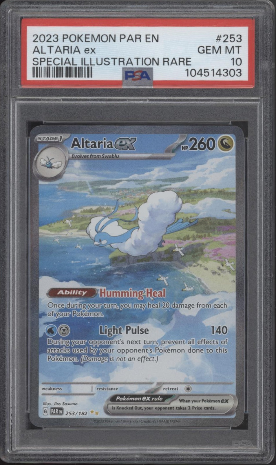 Altaria ex Pokemon Paradox Rift Special Illustration Rare #253 PSA 10、Collector Store LLC Gaming、kayou