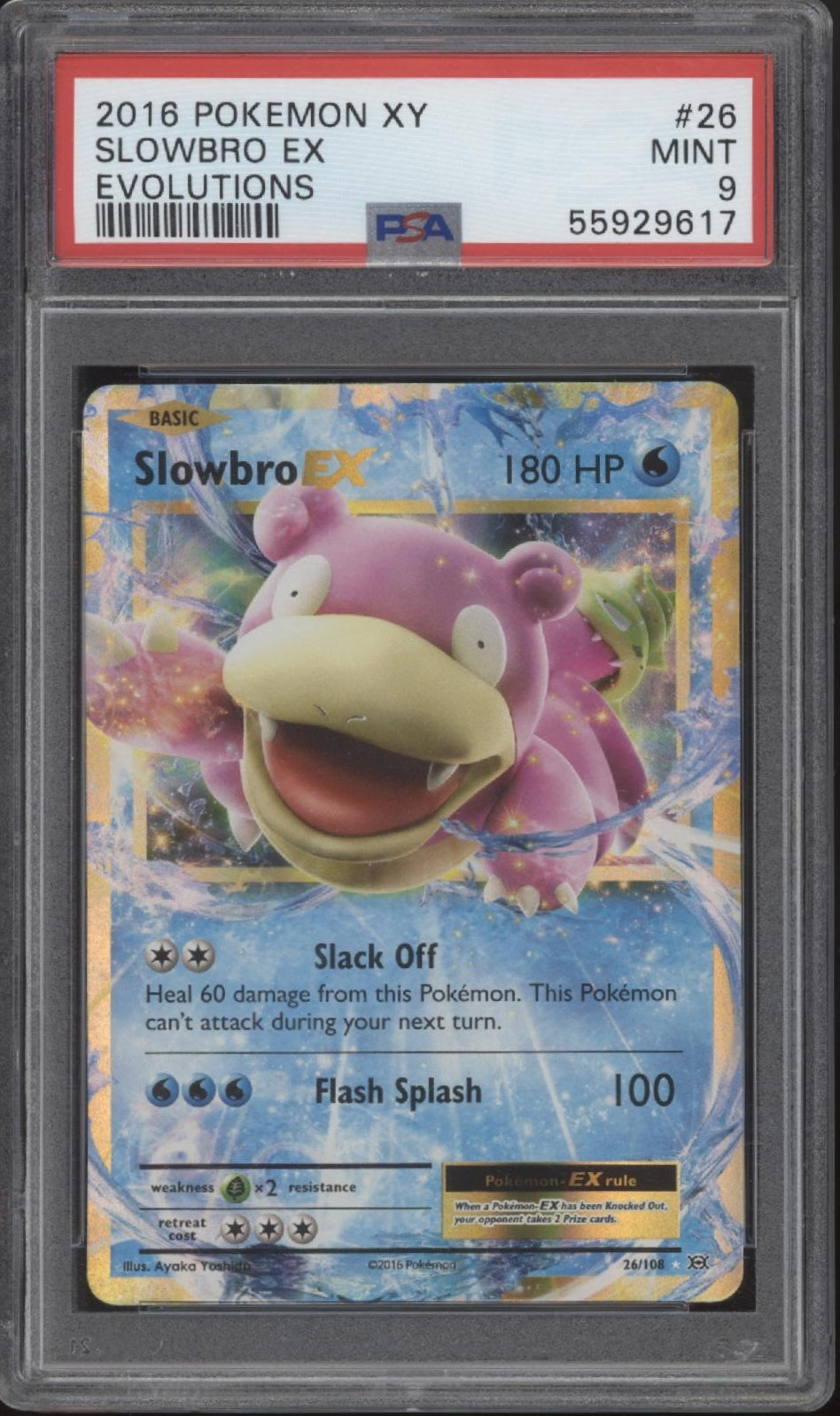 Slowbro ex Pokemon Evolutions #26 PSA 9、Collector Store LLC Gaming、kayou