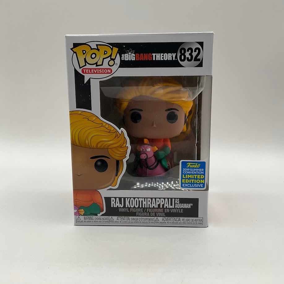 Raj Koothrappali as Aquaman Funko Pop! The Big Bang Theory #832 2019 Summer、Funko、kayou