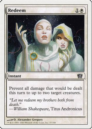 Redeem (8ED-037) - 8th Edition、Wizards of the Coast、kayou