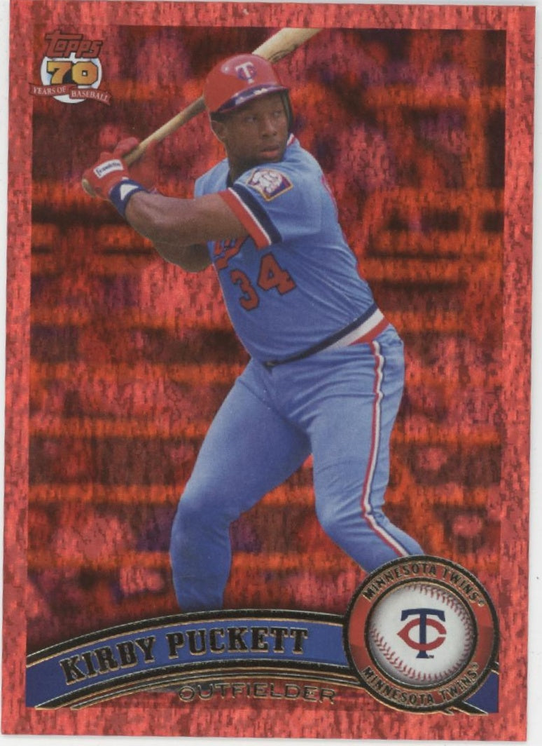 Kirby Puckett 2021 Topps 70 Years Red 20/50 #271、Collector Store LLC、kayou