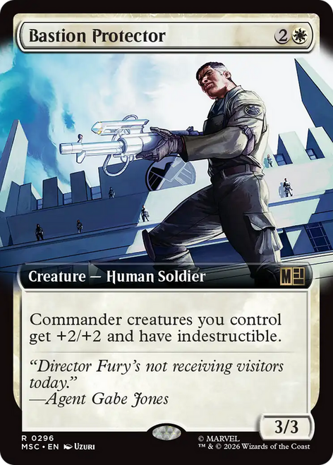 Bastion Protector (Extended Art) | Marvel Super Heroes Commander、Magic: The Gathering、kayou