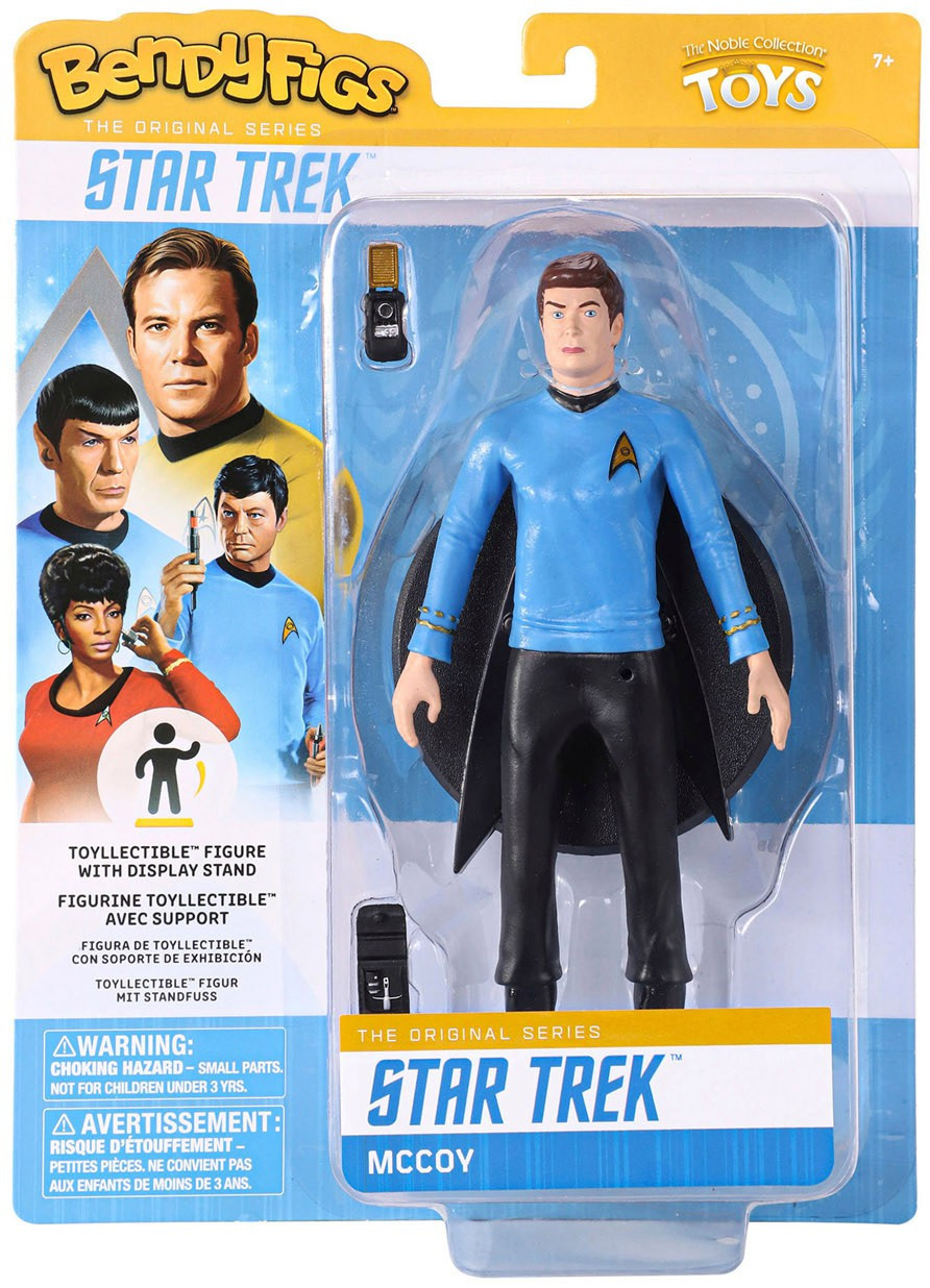 Star Trek The Original Series Bendyfigs Dr. McCoy 7-Inch Bendable Figure Damaged Package、ToyWiz、kayou