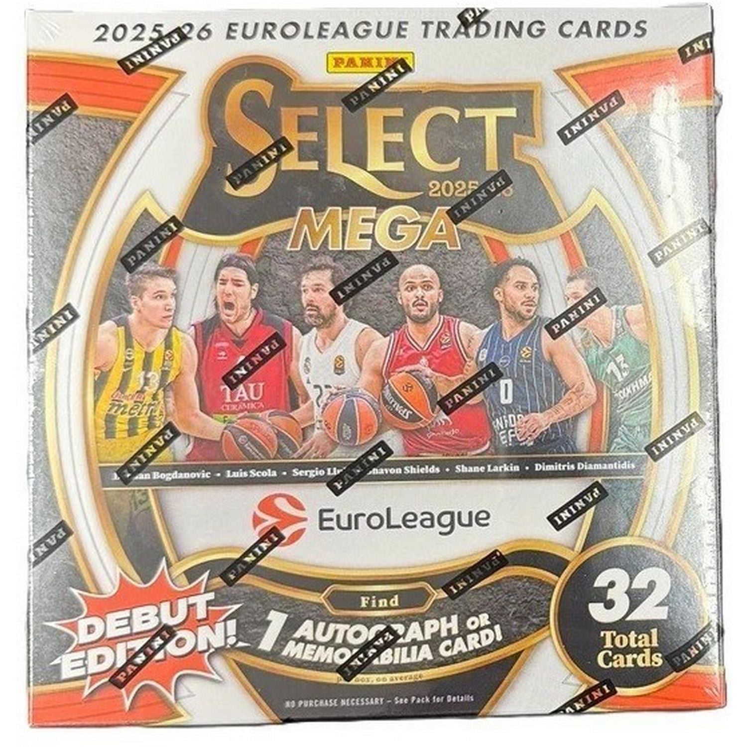 2025-26 Panini Select Euroleague Basketball Hobby Mega Box、Panini、kayou