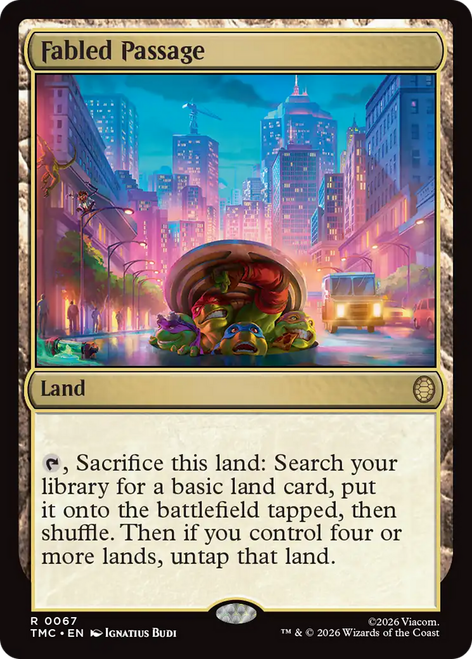 Fabled Passage (Surge Foil) | Teenage Mutant Ninja Turtles Eternal、Magic: The Gathering、kayou