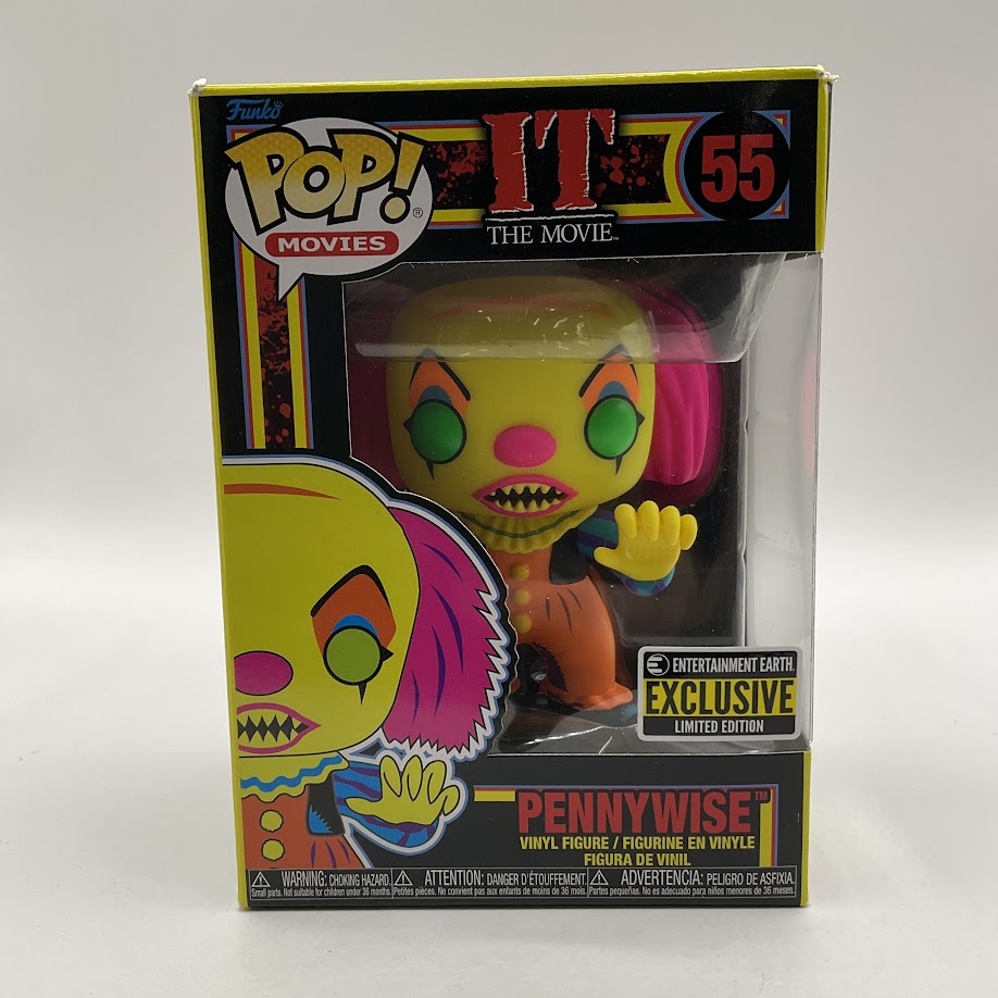 Pennywise (Blacklight) Funko Pop! #55 Entertainment Earth Exclusive、Funko、kayou