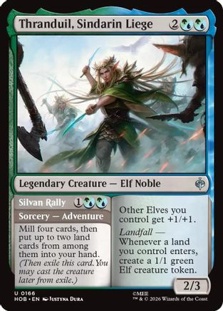 Thranduil, Sindarin Liege (HOB-166) - The Hobbit Foil、Wizards of the Coast、kayou