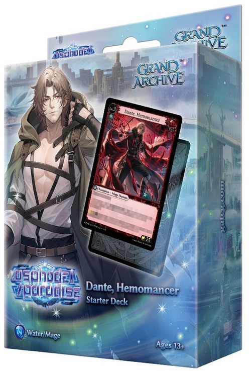 Grand Archive Asphodel / Paradise Dante, Hemomancer Starter Deck 1st Edition, 24 Packs (Pre-Order ships September)、ToyWiz、kayou