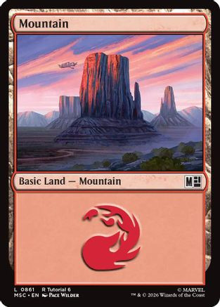 Mountain (0861) (MSC-861) - Commander: Marvel Super Heroes、Wizards of the Coast、kayou