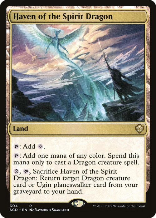 MtG Starter Commander Decks Rare Haven of the Spirit Dragon #304、ToyWiz、kayou