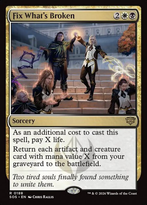 MtG Secrets of Strixhaven Rare Fix What's Broken #188、ToyWiz、kayou
