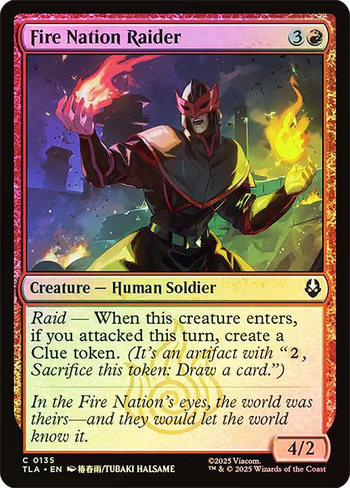Fire Nation Raider、Magic: The Gathering、kayou