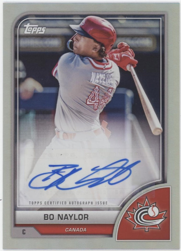 Bo Naylor 2023 Topps World Baseball Classic Foil Auto #AV-BN、Collector Store LLC、kayou