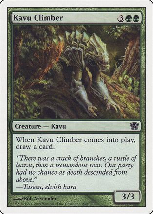 Kavu Climber (9ED-249) - 9th Edition、Wizards of the Coast、kayou