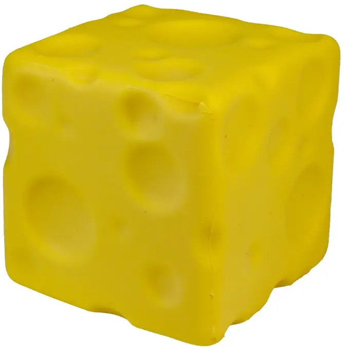 Cheese Cube 3-Inch Stress Squishy Fidget Toy、ToyWiz、kayou