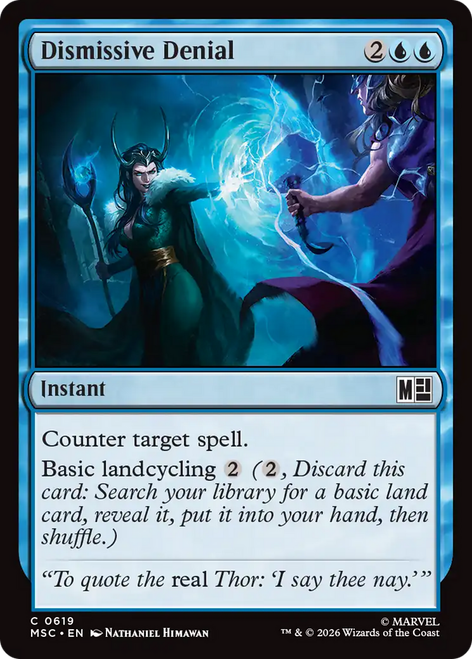 Dismissive Denial (Foil) | Marvel Super Heroes Commander、Magic: The Gathering、kayou