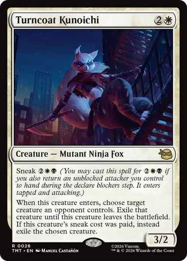 Turncoat Kunoichi (Foil) | Teenage Mutant Ninja Turtles、Magic: The Gathering、kayou
