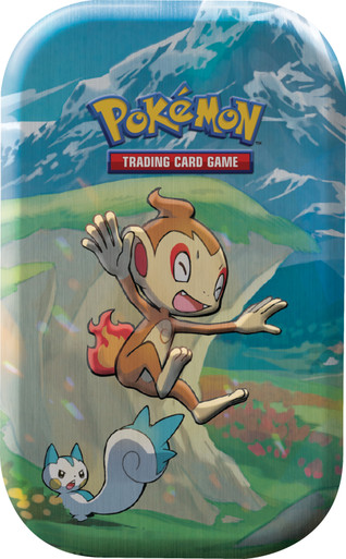 EMPTY Sinnoh Stars Mini Tin - Chimchar & Pachirisu、Pokemon、kayou