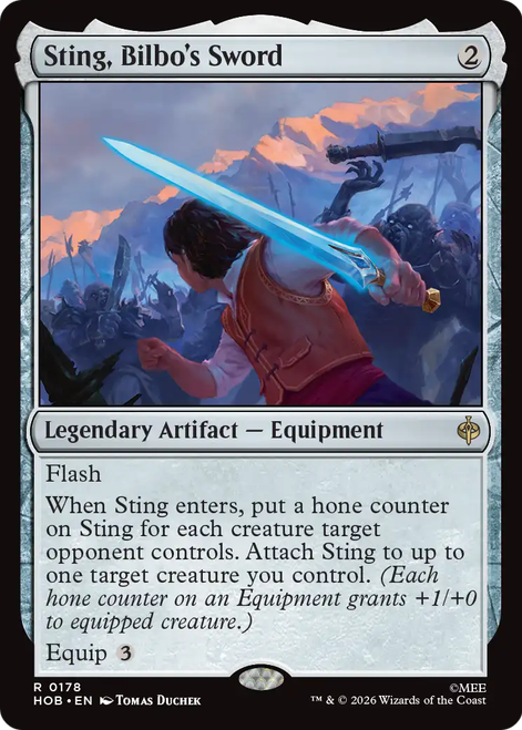 Sting, Bilbo's Sword (Foil) | The Hobbit、Magic: The Gathering、kayou
