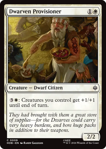 Dwarven Provisioner (Foil) | The Hobbit、Magic: The Gathering、kayou