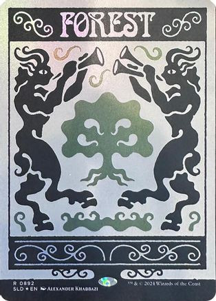 Forest (0892) (Rainbow Foil) (SLD-892) - Secret Lair Drop Series Foil、Wizards of the Coast、kayou