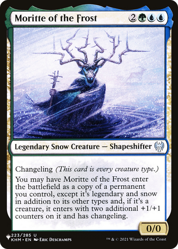 Moritte of the Frost (LIST-KHM-223) - The List: (snow)、Wizards of the Coast、kayou