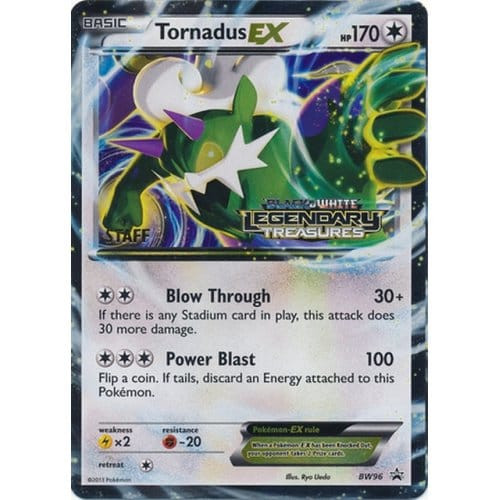 Black & White Promo BW96 Tornadus EX (STAFF)、Pokemon、kayou