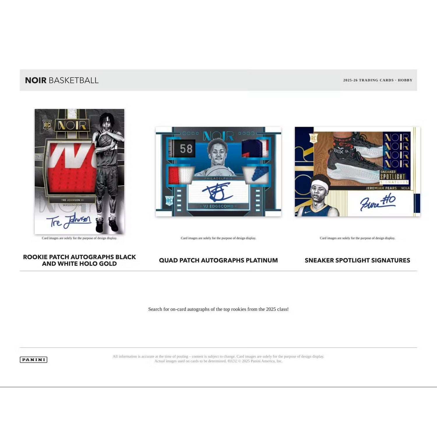 2025-26 Panini Noir Basketball Hobby Box、Panini、kayou