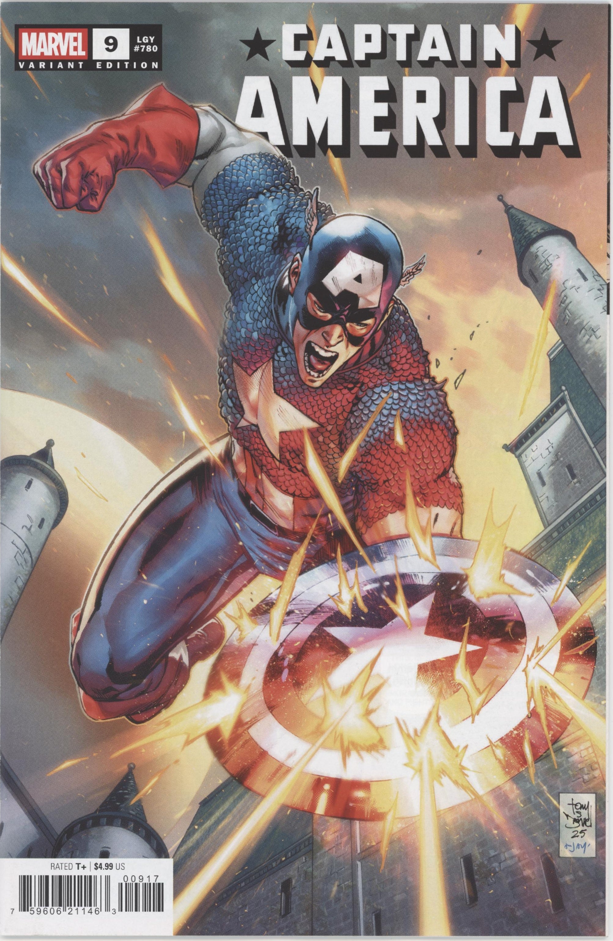 Captain America #9F Tony Daniel Variant、Marvel Comics、kayou