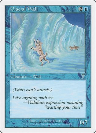 Glacial Wall (7ED-078) - 7th Edition Foil、Wizards of the Coast、kayou