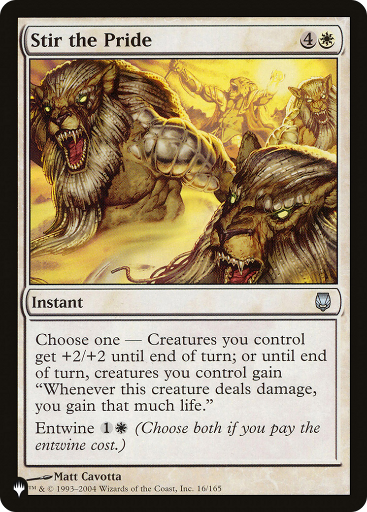 Stir the Pride (LIST-16/165) - The List、Wizards of the Coast、kayou