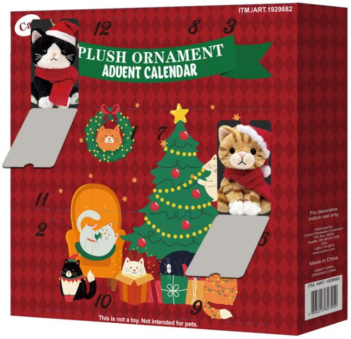 Plush Ornament Cat Exclusive 5-Inch Advent Calendar、ToyWiz、kayou