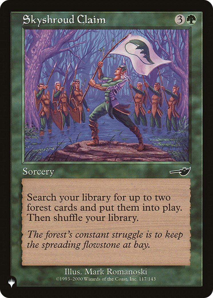Skyshroud Claim (LIST-117/143) - The List、Wizards of the Coast、kayou