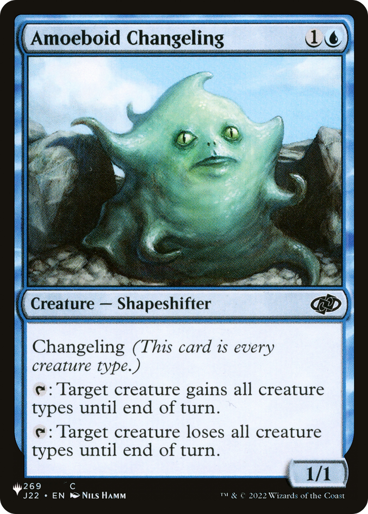 Amoeboid Changeling (J22) (LIST-269/051) - The List、Wizards of the Coast、kayou
