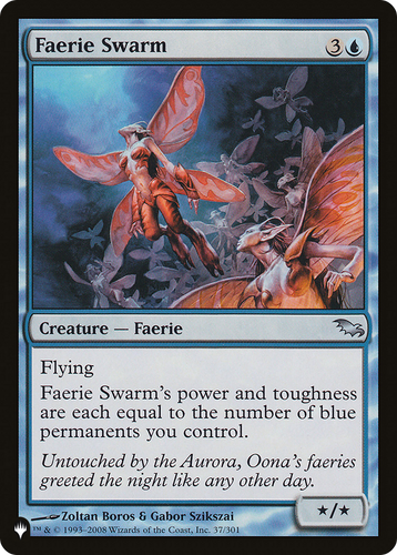Faerie Swarm (LIST-37/301) - The List、Wizards of the Coast、kayou