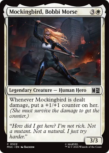 Mockingbird, Bobbi Morse | Marvel Super Heroes Commander、Magic: The Gathering、kayou