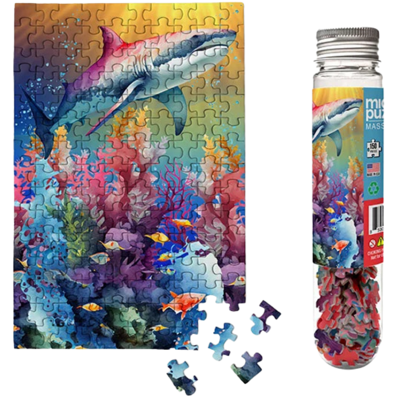 MicroPuzzles: Shark Reef - Marine Life (150pcs)、MicroPuzzles、kayou