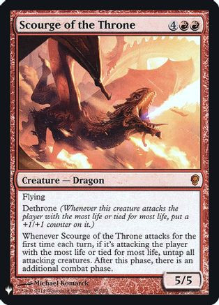 Scourge of the Throne (LIST-035) - The List Reprints Foil、Wizards of the Coast、kayou