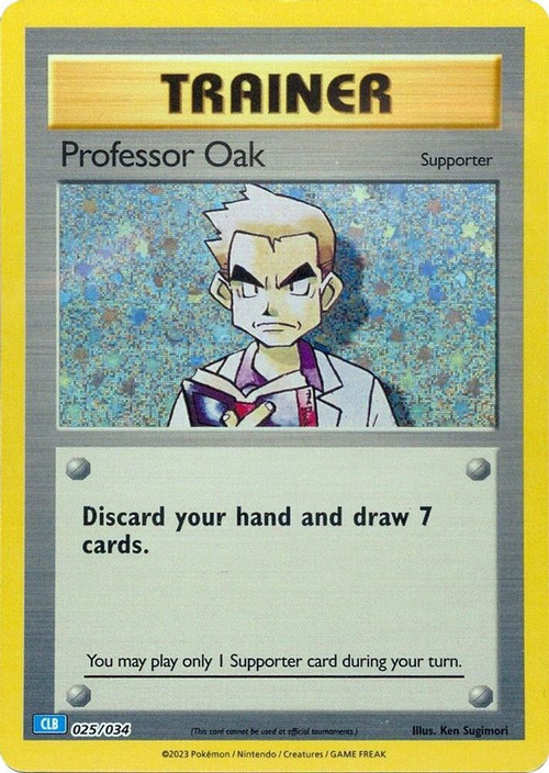 Pokemon Trading Card Game Classic Classic Collection Professor Oak #25 CLB、ToyWiz、kayou