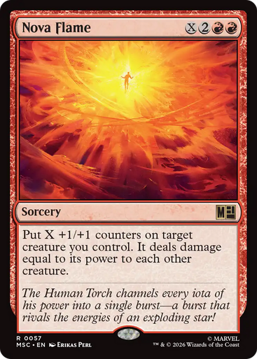Nova Flame (Surge Foil) | Marvel Super Heroes Commander、Magic: The Gathering、kayou